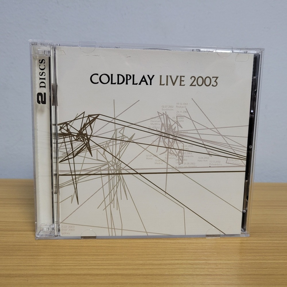 Coldplay Live 2003 (DVD, 2003) 2-Disc Set w/ Bonus Live CD